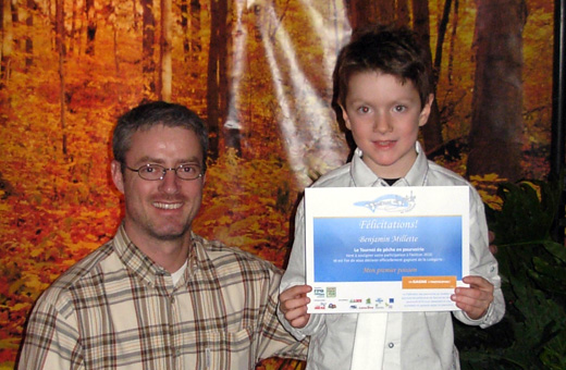 Gagnant Tournoi de pêche 2010